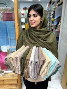کالکشن شال ابروبادی نخی