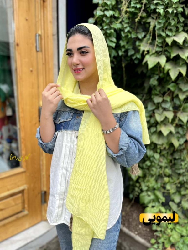 شال پلیسه جناقی پاییزه کد15 - تصویر 3