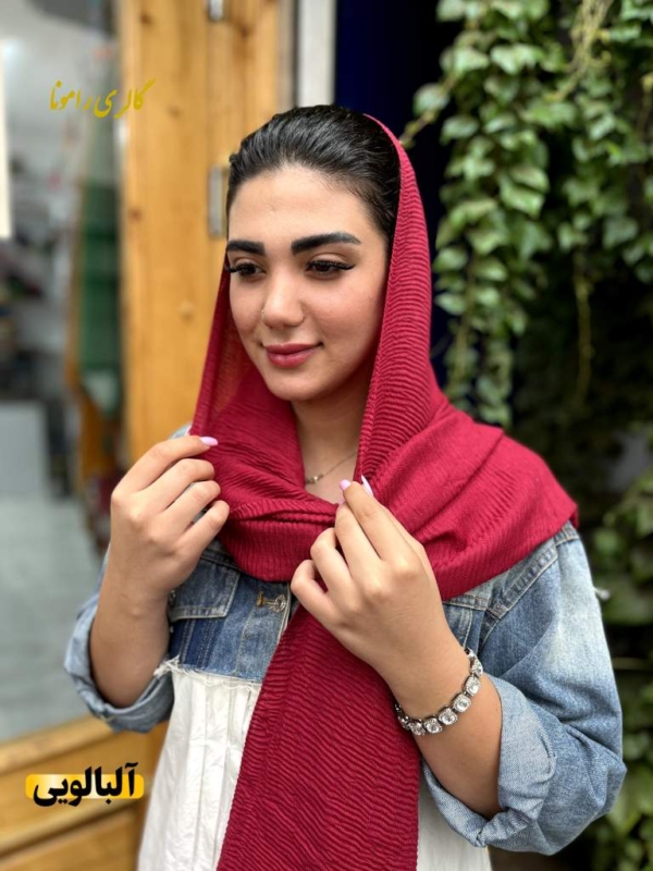 شال پلیسه جناقی پاییزه کد15 - تصویر 4