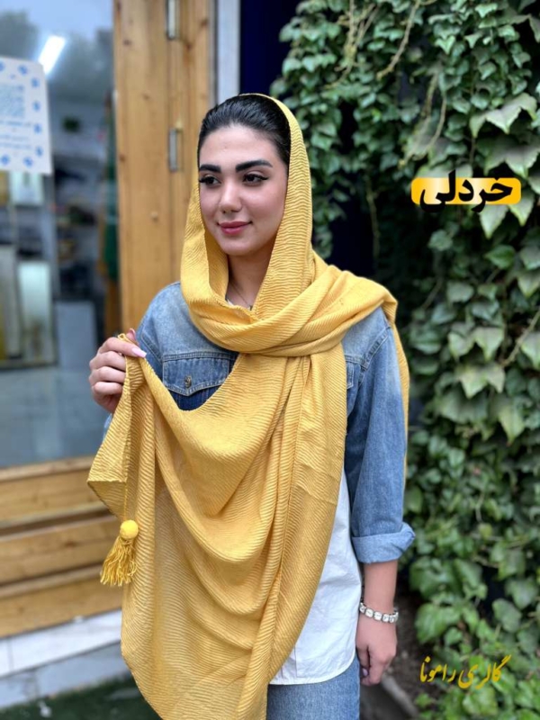 شال پلیسه جناقی پاییزه کد15 - تصویر 6
