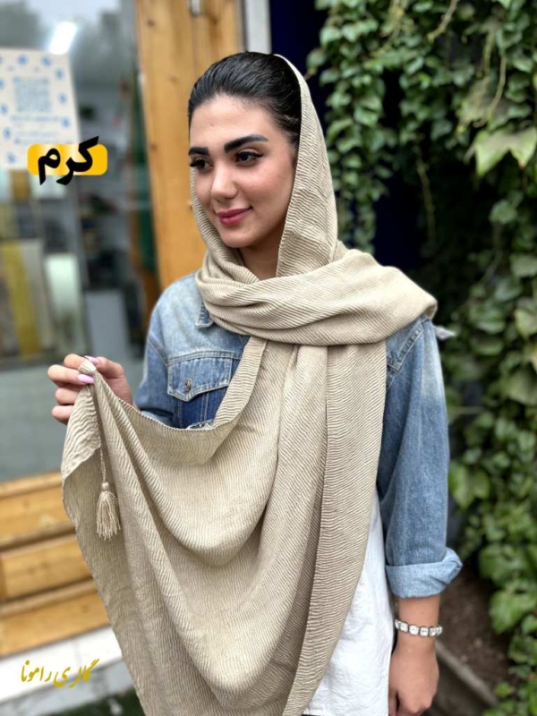 شال پلیسه جناقی پاییزه کد15 - تصویر 8