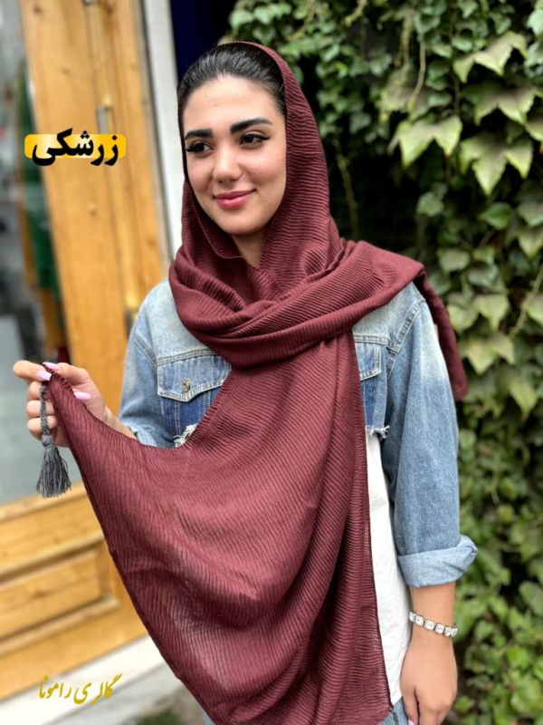 شال پلیسه جناقی پاییزه کد15 - تصویر 9