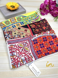 روسری ابریشم تویل MANTILA کد113