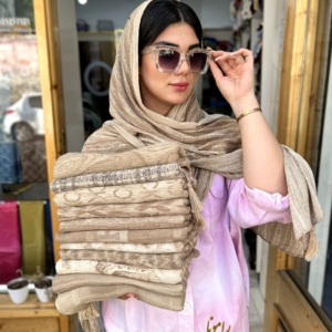 کالکشن شال کرم برشکا