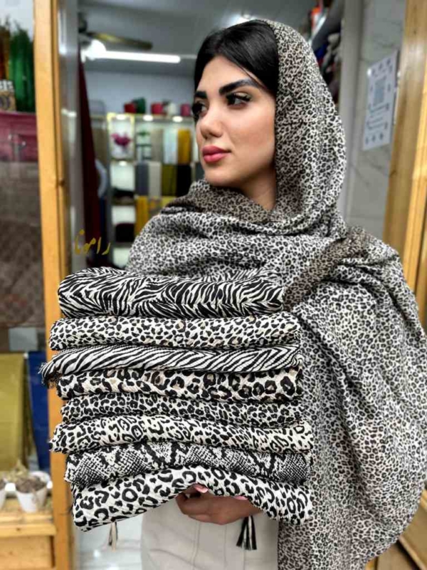 کالکشن شال پلنگی پلیسه