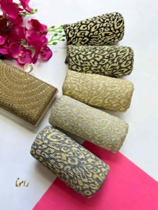 شال مجلسی حریرشنی پلنگی کد111