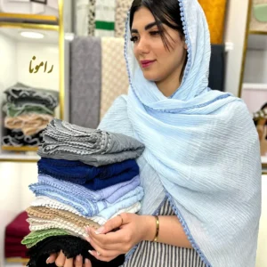 شال پلیسه وارداتی دور عدسی