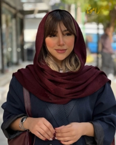 شال بافت بلواسکارف cherry کد135