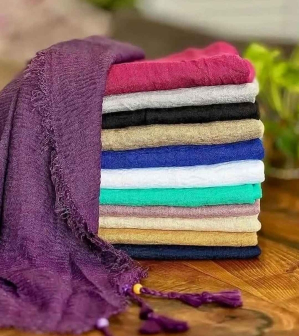 کالکشن شال نخی دورریش