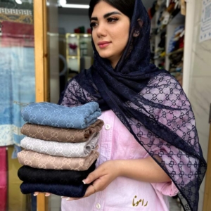 کالکشن شال توری طرحدار