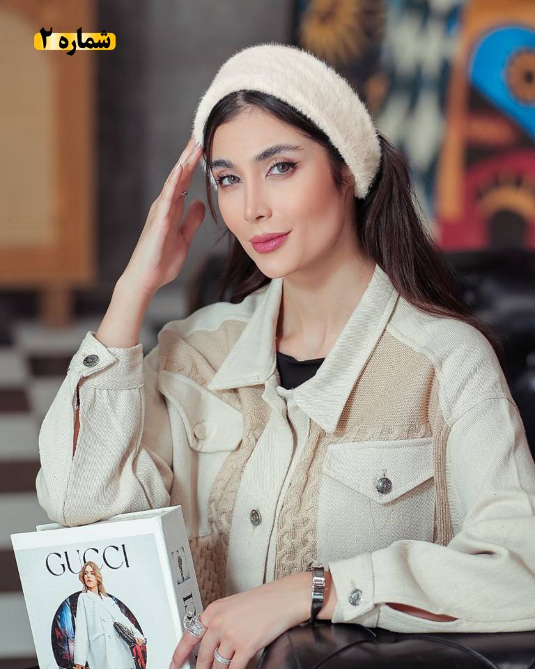 هد بند پشمی تک رنگ کد198 - تصویر 6