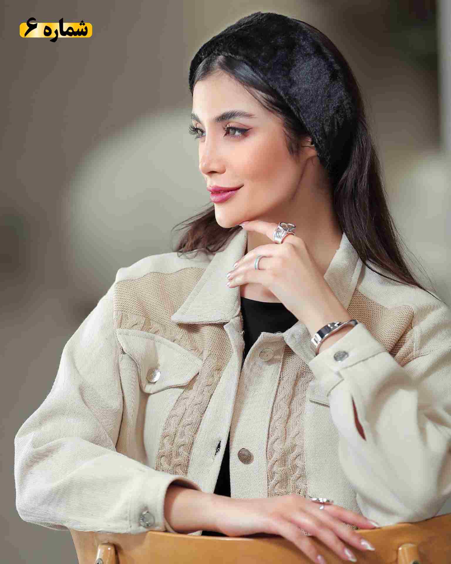 هد بند پشمی تک رنگ کد198 - تصویر 2