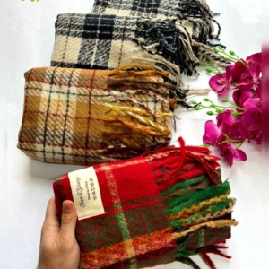 کالکشن شال موهر طرح دار وارداتی باربری کد209