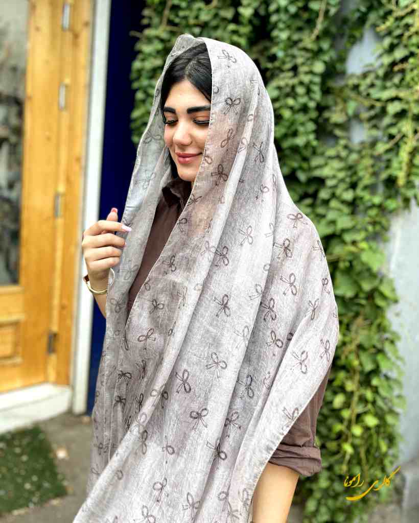 کالکشن شال حریر وارداتی پاپیونی